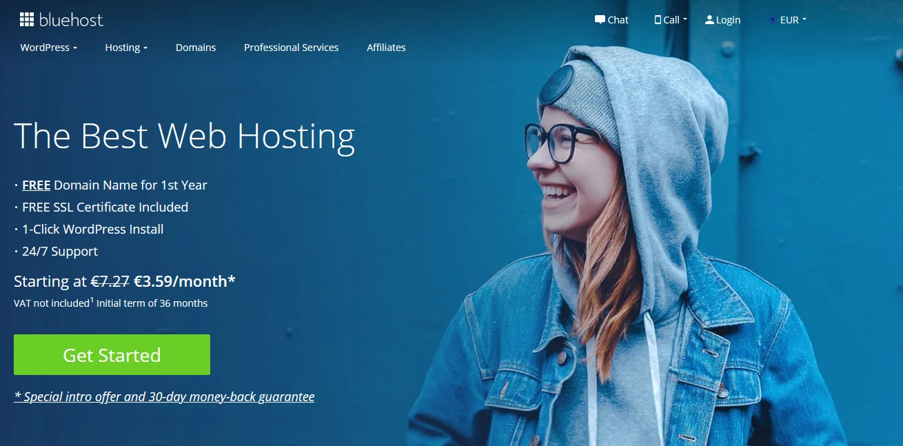 Bluehost anmeldelse