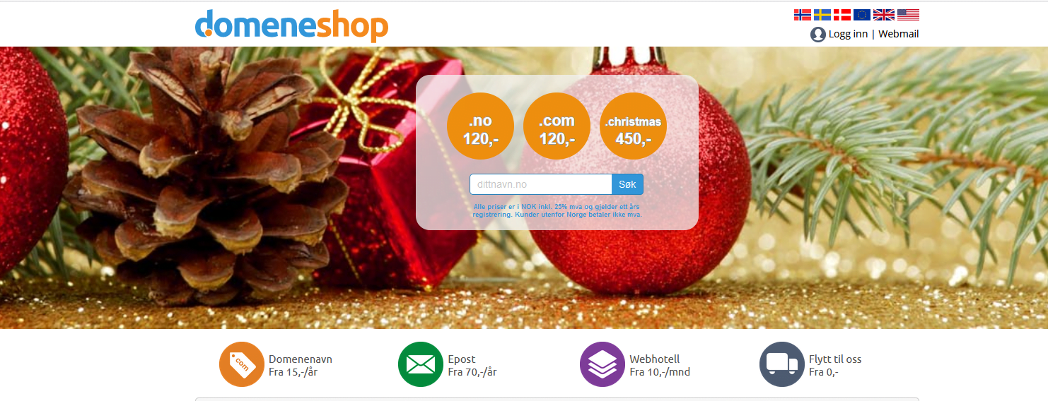 Anmeldelse av Domeneshop Webmail
